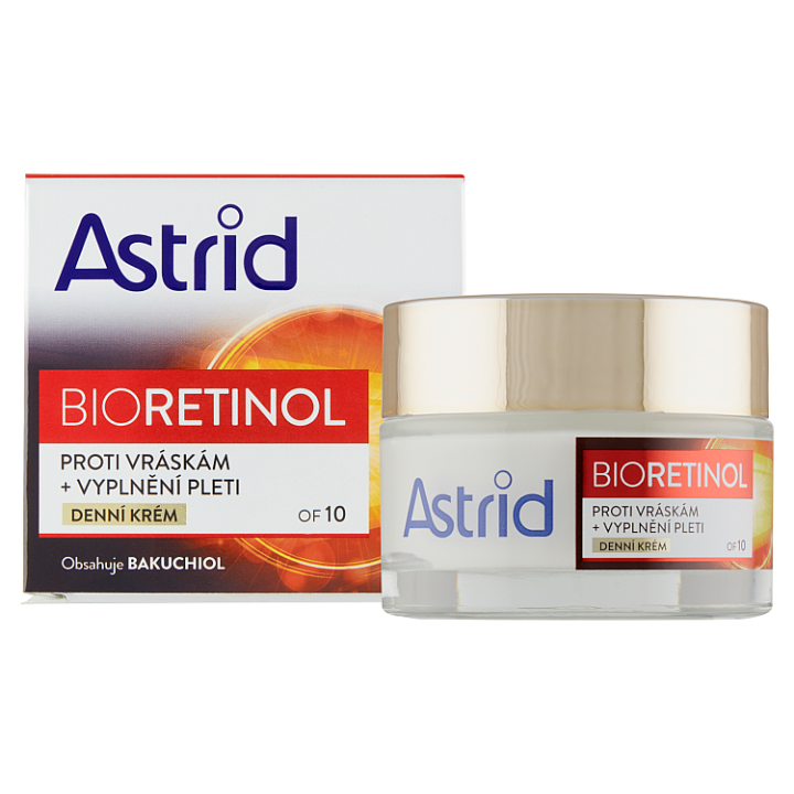 E-shop Astrid Bioretinol denní krém proti vráskám + vyplnění pleti OF 10 50ml