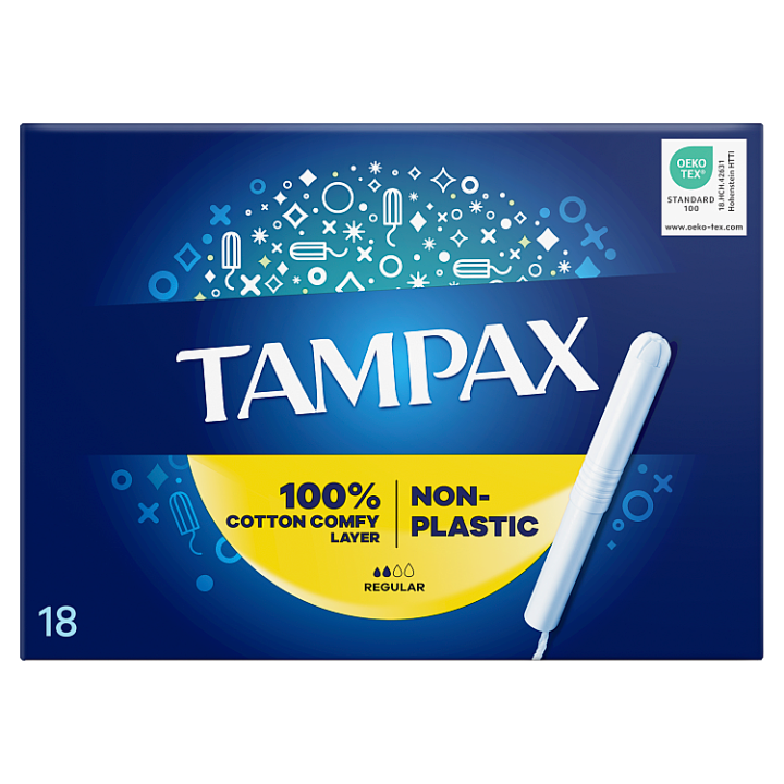 Tampax Regular Tampony S Papírovým Aplikátorem 18