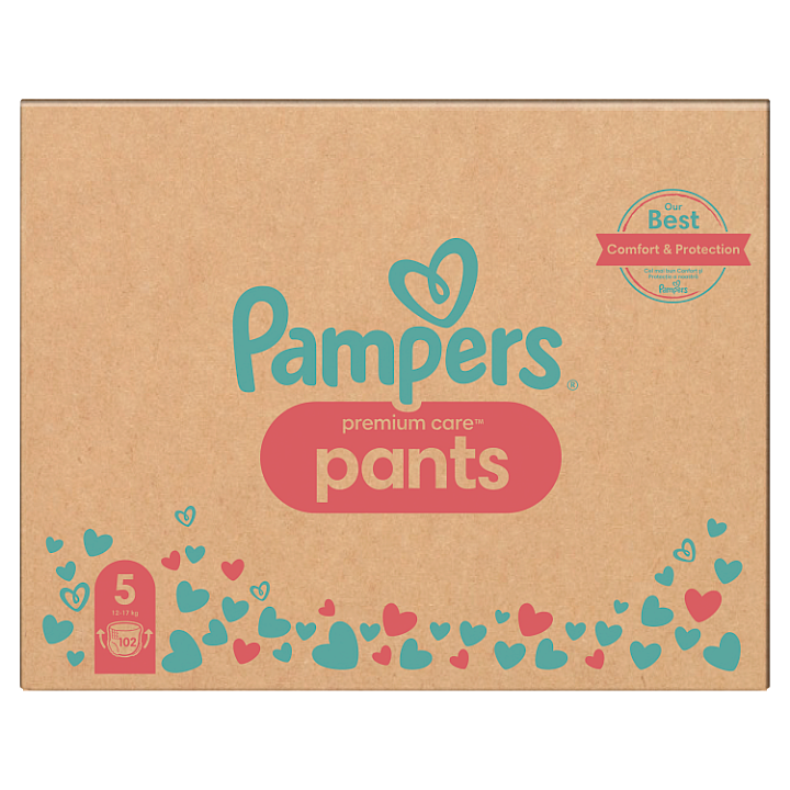 E-shop Plenkové Kalhotky Pampers Premium Care Velikost 5, 102, Kusů 9kg-17kg