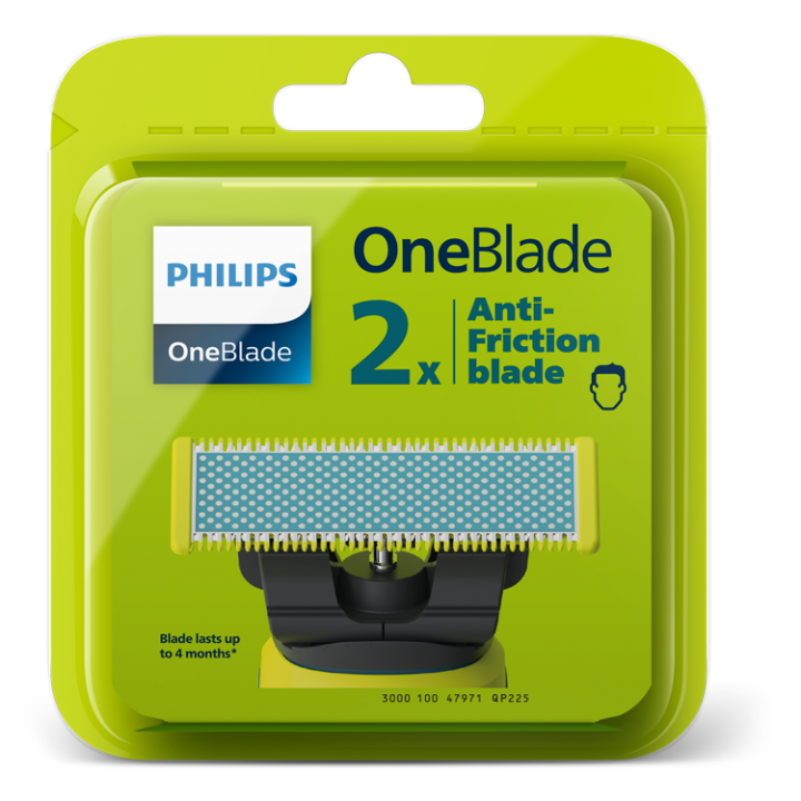 E-shop Philips OneBlade Výměnné břity Anti-Friction pro 2 ks