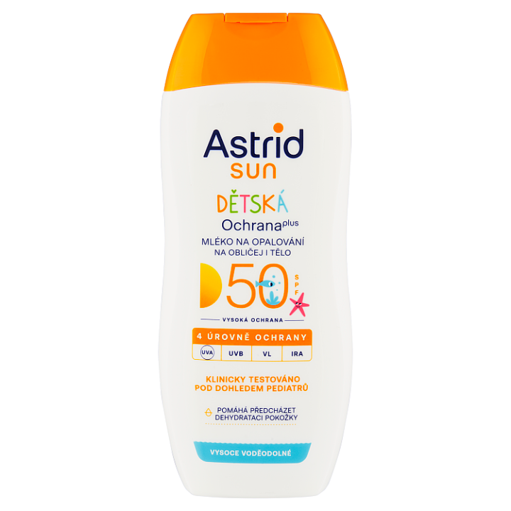 E-shop Astrid Sun Dětské mléko na opalování SPF 50 200ml