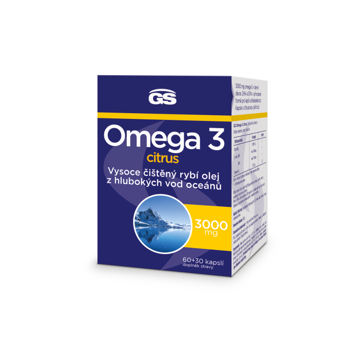 E-shop GS Omega 3 Citrus (60+30cps/kra)