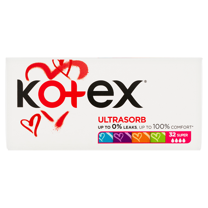 Kotex UltraSorb Super tampony 32 ks