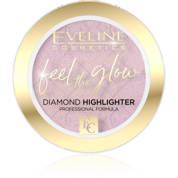 Eveline Cosmetics FEEL THE GLOW DIAMOND Rozjasňovač 03 ROSE GOLD