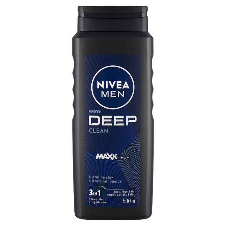 E-shop Nivea Men Deep Clean Sprchový gel 500ml