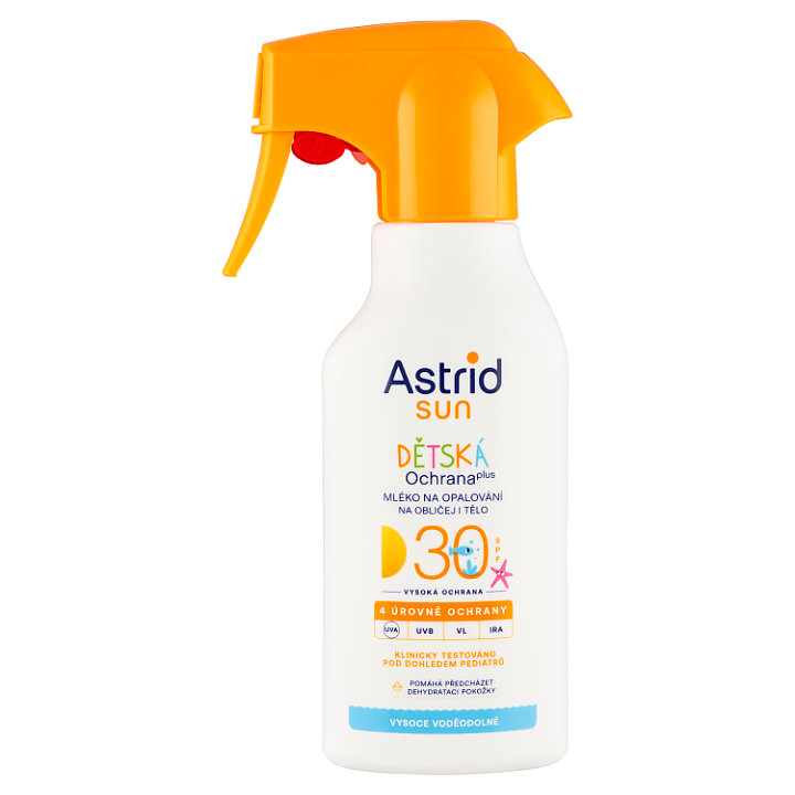 E-shop Astrid Sun Dětské mléko na opalování ve spreji SPF 30 200ml
