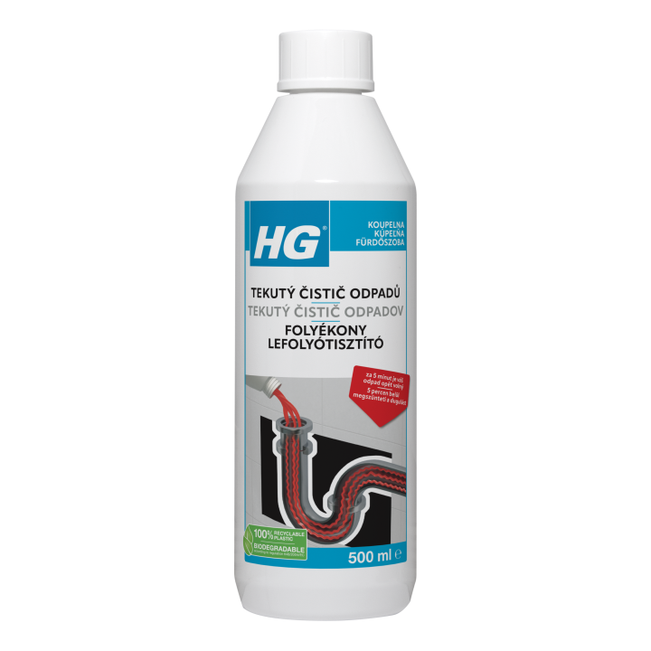 HG Tekutý čistič odpadů 500ml