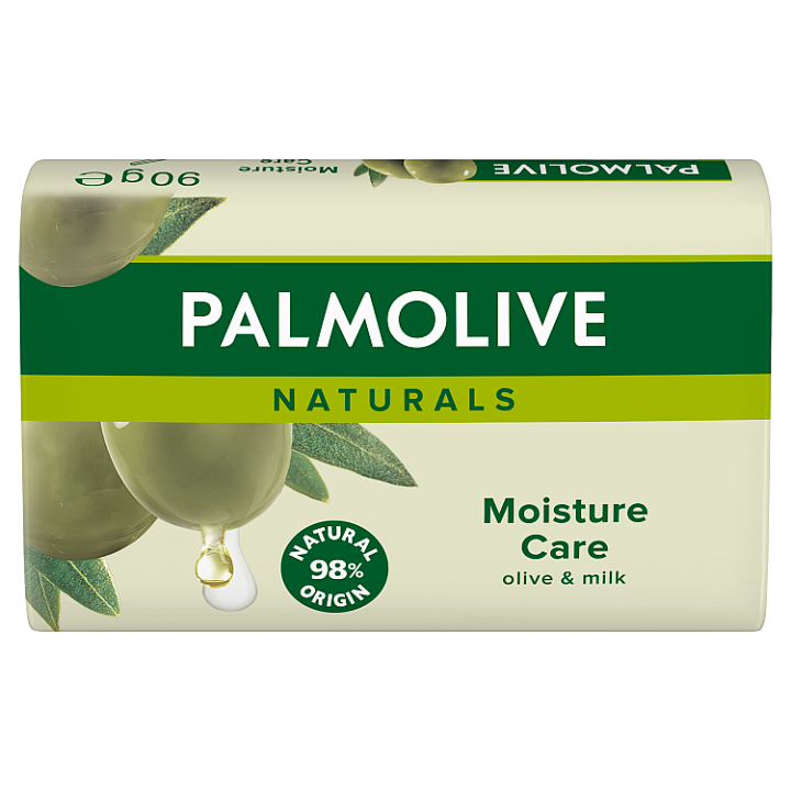 E-shop Palmolive Naturals tuhé mýdlo s výtažky z mléka a oliv 90g