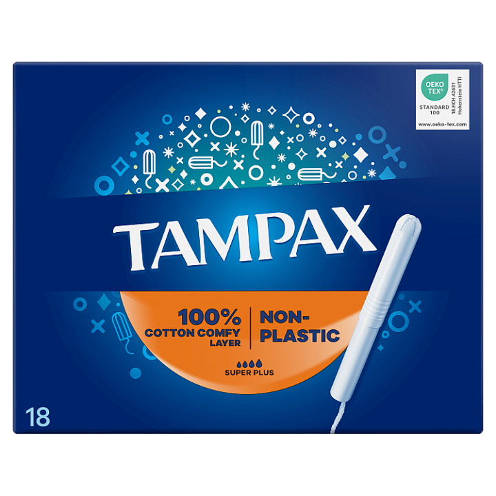 Tampax Super Plus Tampony S Papírovým Aplikátorem 18