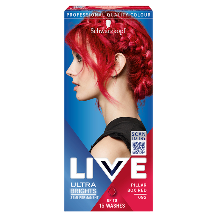 E-shop Schwarzkopf Live Ultra Brights barva na vlasy Vášnivá červená 092