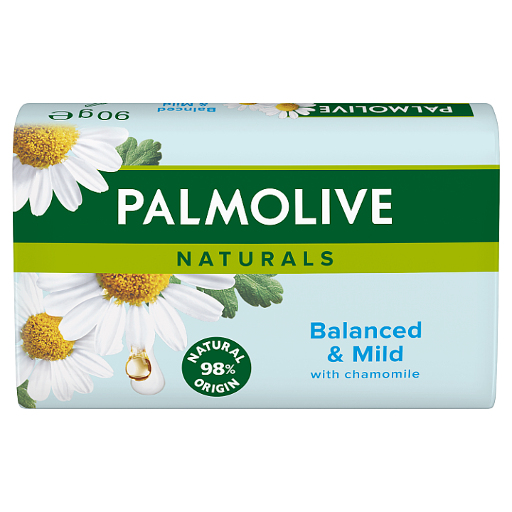E-shop Palmolive Naturals tuhé mýdlo s výtažky heřmánku 90g