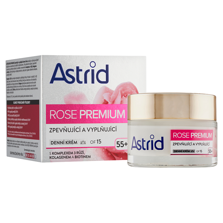 E-shop Astrid Rose Premium zpevňující a vyplňující denní krém OF 15 50ml