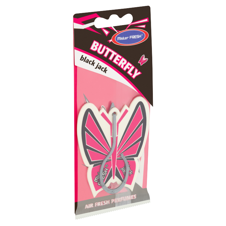 E-shop Mister Fresh Butterfly Black Jack osvěžovač vzduchu 7,5g