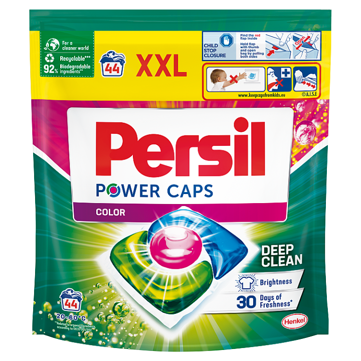 E-shop PERSIL prací kapsle Power-Caps Deep Clean Color Doypack 44 praní, 616g