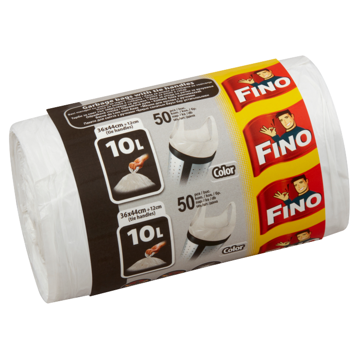 E-shop Fino Color odpadkové pytle 10 l 50 ks