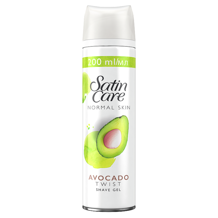 E-shop Satin Care Normal Skin Avocado Twist Gel Na Holení 200ml