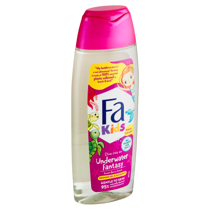 E-shop Fa Kids Underwater Fantasy sprchový gel a šampon 250ml