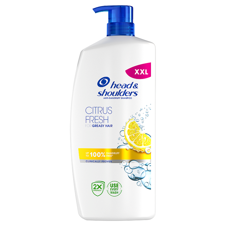 E-shop Head & Shoulders Citrus Fresh Šampon proti Lupům Mastné Vlasy 800 ml, Pump. Každ. Použ