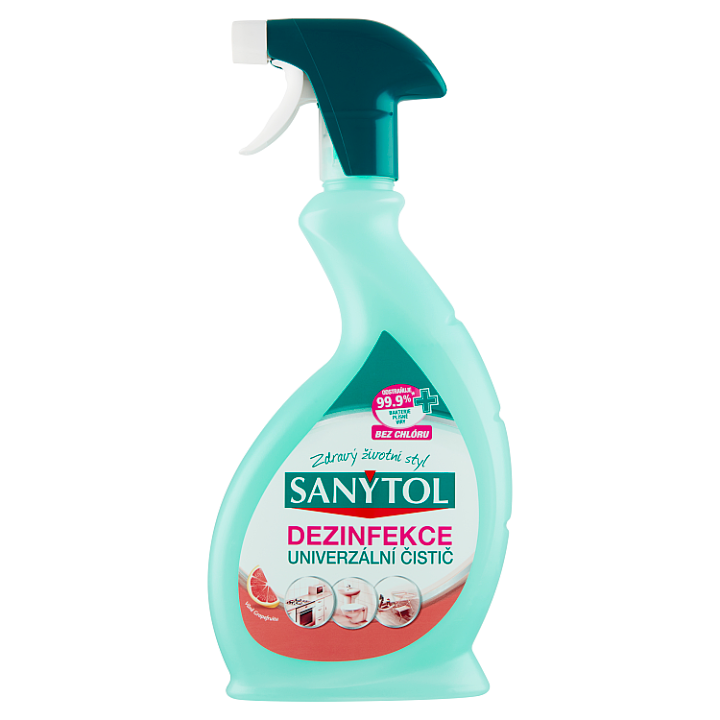 E-shop Sanytol Dezinfekce univerzální čistič vůně grapefruitu 500ml