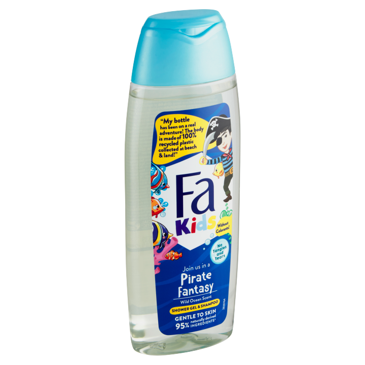 E-shop Fa Kids Pirate Fantasy sprchový gel a šampon 250ml