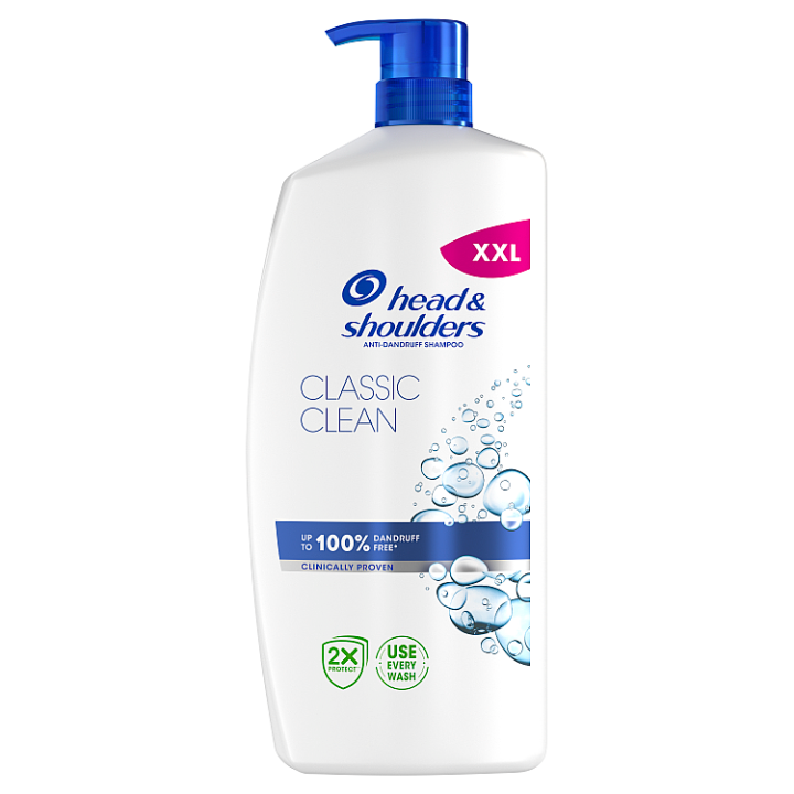 E-shop Head & Shoulders Clasic Clean Šampon proti Lupům 800 ml, Každodenní Použití, Pumpička