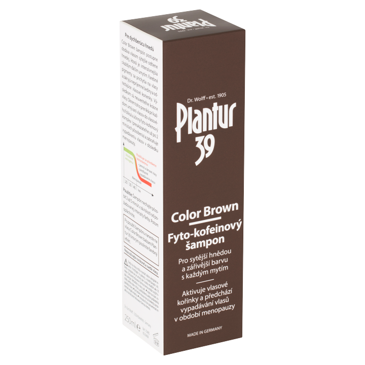 E-shop Plantur 39 Color Brown Fyto-kofeinový šampon 250ml