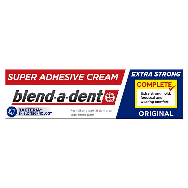 Blend-a-dent Complete Fixační Krém Na Zubní Náhradu 47g, Original