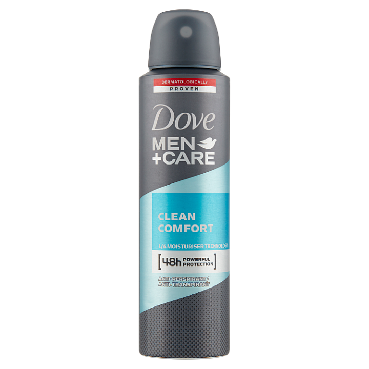 Fotografie Dove Men+Care Clean Comfort antiperspirant sprej pro muže 150ml Dove