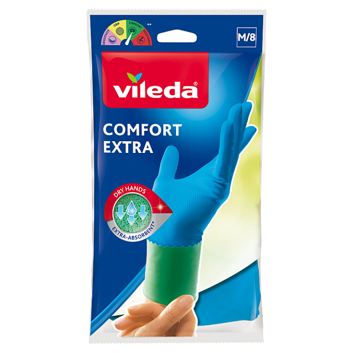 E-shop Vileda Comfort Extra rukavice M/8 1 pár