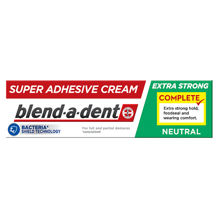 Blend-a-dent Complete Fixační Krém Na Zubní Náhradu 47g, Neutral