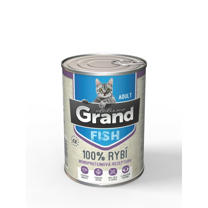 E-shop Grand rybí konzerva kočka deluxe 400g