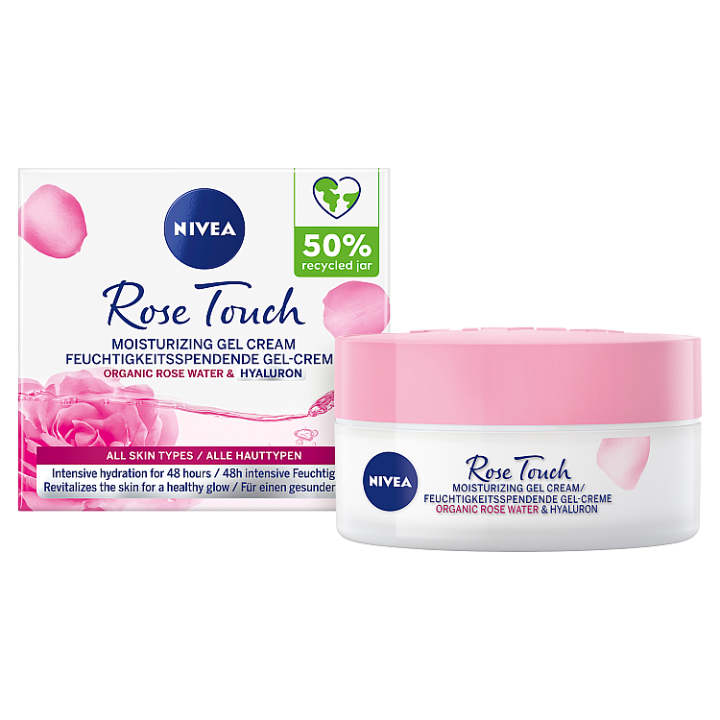 E-shop Nivea Rose Touch Hydratační denní gel-krém 50ml
