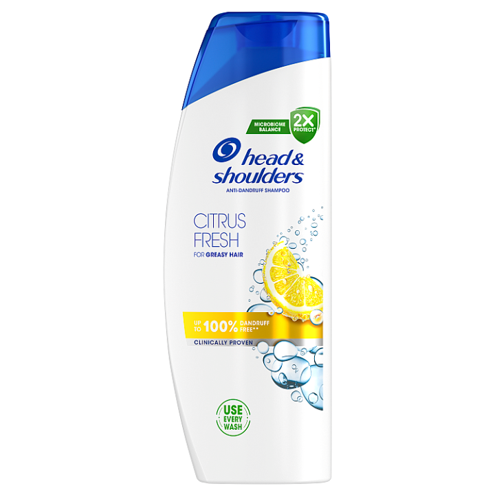 E-shop Head & Shoulders Citrus Fresh Šampon proti Lupům Mastné Vlasy 500 ml. Každodenní Použití