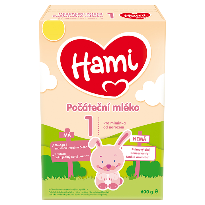 E-shop Hami 1 počáteční mléko od narození 600g
