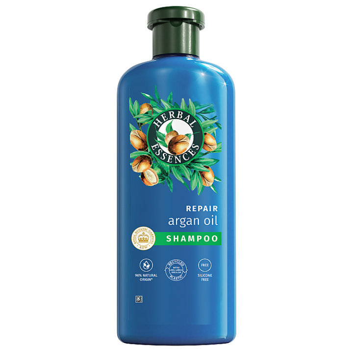 E-shop Šampon Herbal Essences Argan Oil Repair 350ml pro Výživu Poškozených vlasů, bez Silikonů