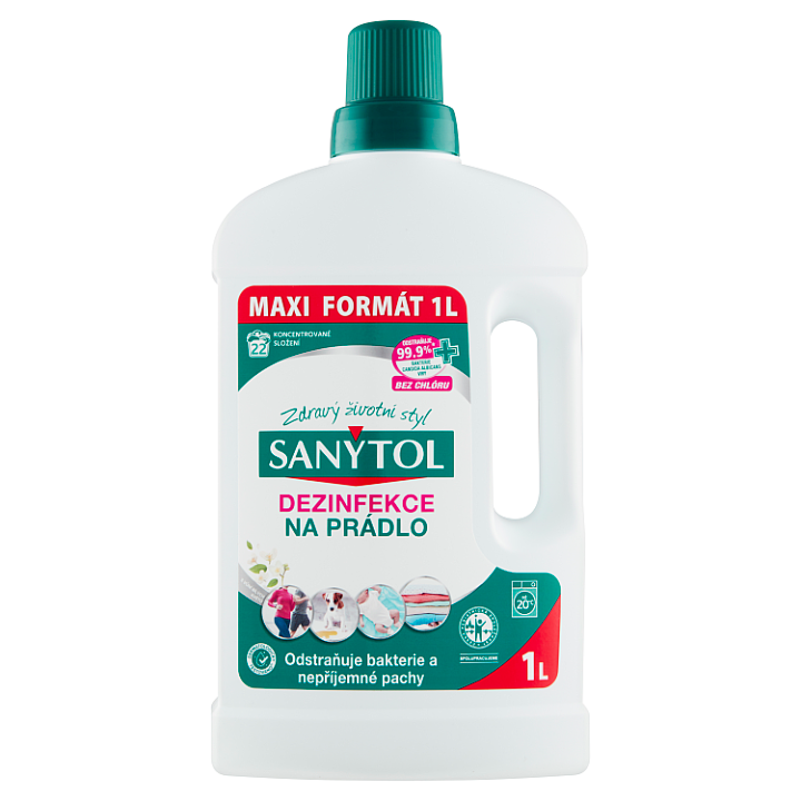 E-shop Sanytol Dezinfekce na prádlo s vůní bílých květů 22 praní 1l