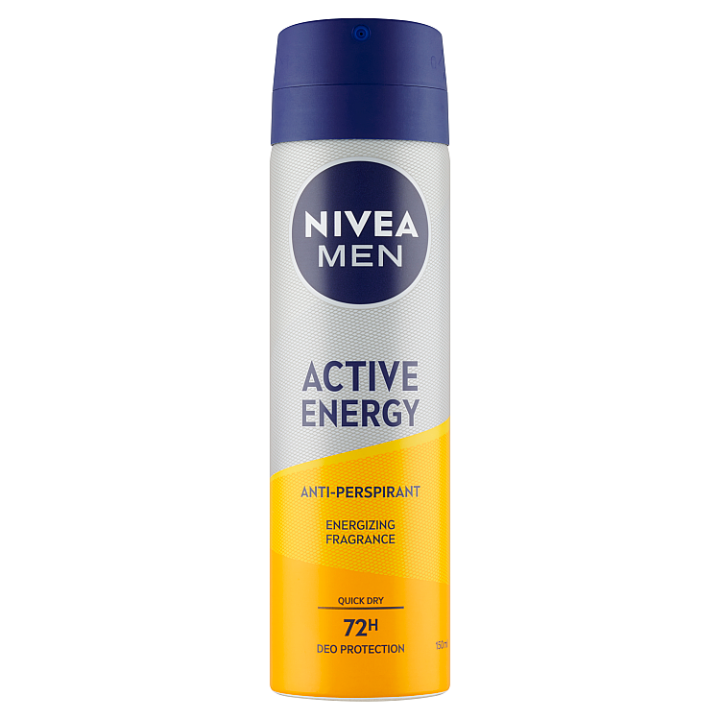 E-shop Nivea Men Active Energy Sprej antiperspirant 150ml