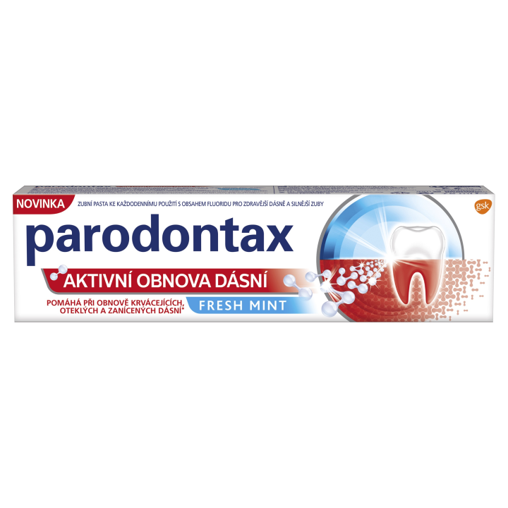 E-shop Parodontax Aktivní obnova dásní Fresh Mint zubní pasta s fluoridem 75ml