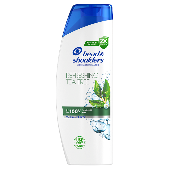 E-shop Head & Shoulders Tea Tree Šampon proti Lupům 400 ml Každodenní Použití. Všechny Typy Vlasů