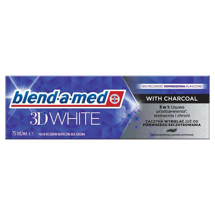 E-shop Blend-a-med 3D White Charcoal Zubní Pasta 75 ml