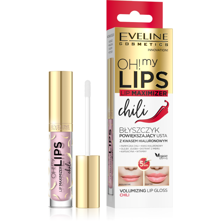 E-shop Eveline Cosmetics OH! My lips lesk na rty s chilli 4,5ml