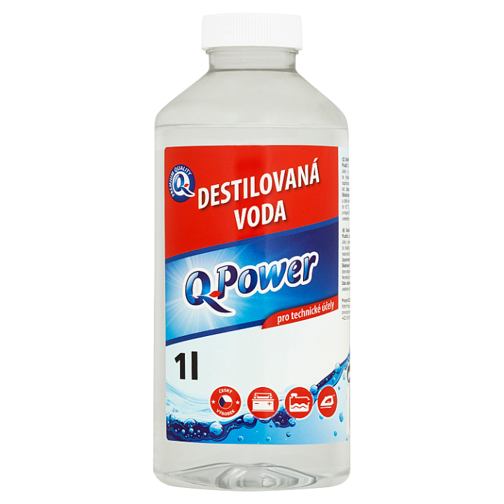 E-shop Q-Power Destilovaná voda 1l