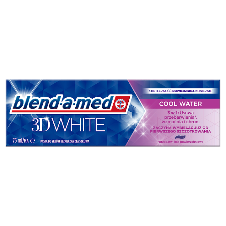 Blend-a-med 3D White Cool Water Zubní Pasta 75 ml