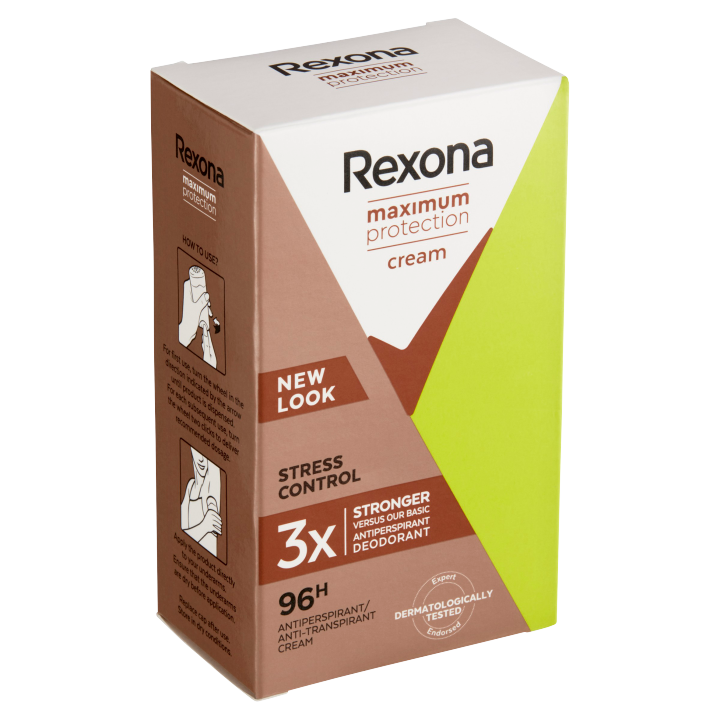 E-shop Rexona Maximum Protection Stress Control tuhý krémový antiperspirant 45ml
