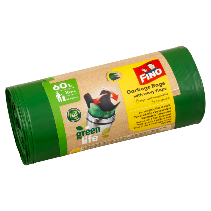 E-shop Fino Green Life Pytle na odpadky 60l 18 ks