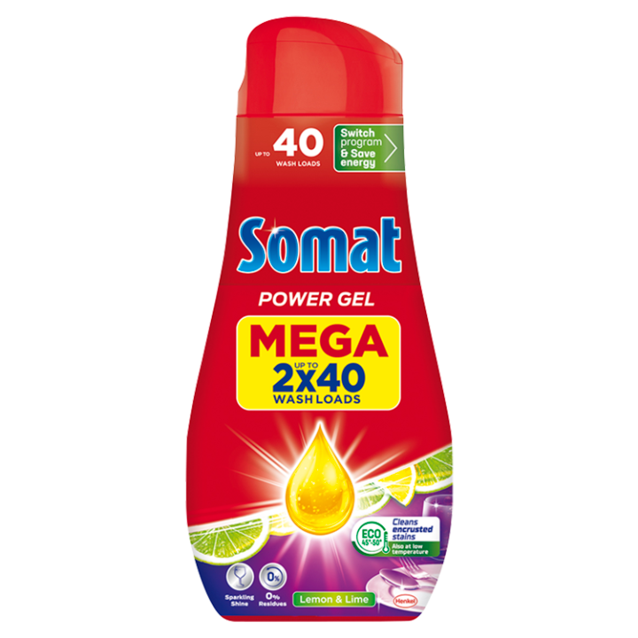 E-shop Somat All-in-1 gel do myčky Lemon & Lime 80 dávek, 1440ml
