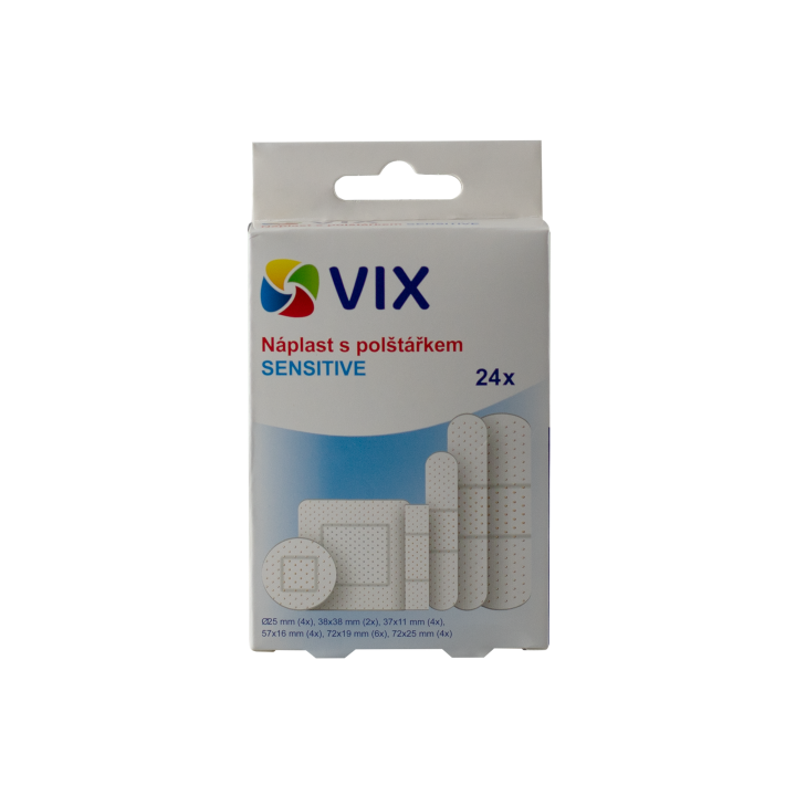 E-shop VIX náplast Sensitive Strips (24ks/kra)