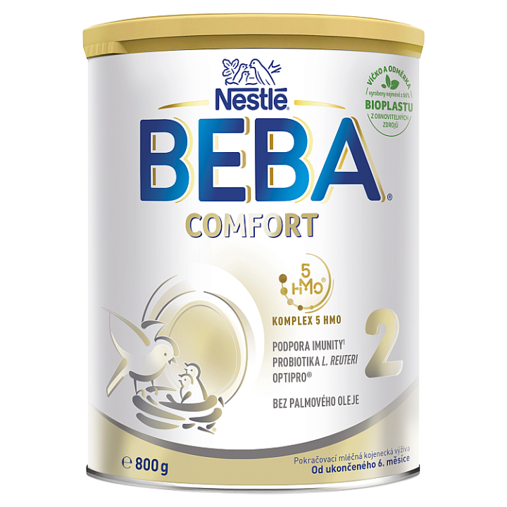 E-shop BEBA COMFORT 2, 5 HMO, pokračovací kojenecké mléko, 800g