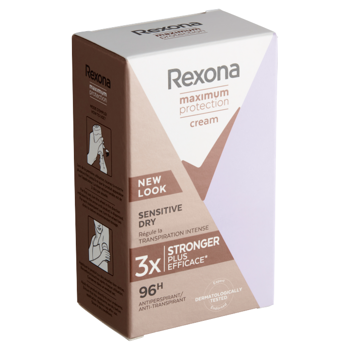 E-shop Rexona tuhý krémový antiperspirant Sensitive Dry 45ml