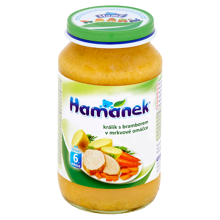E-shop Hamánek Králík s bramborem v mrkvové omáčce 230g